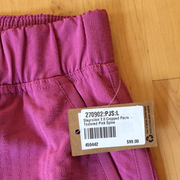 TITLE NINE | Slaycation 2.0 Cropped Pants - Textured Pink Spine - Picture 5 of 15